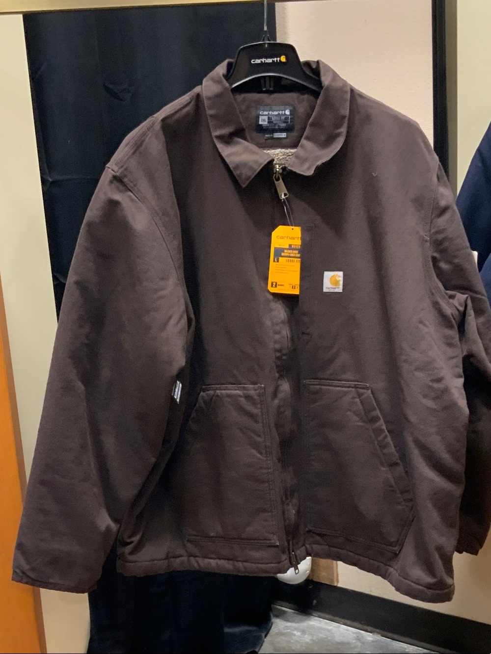 Carhartt Brown Sherpaline Duck Jacket